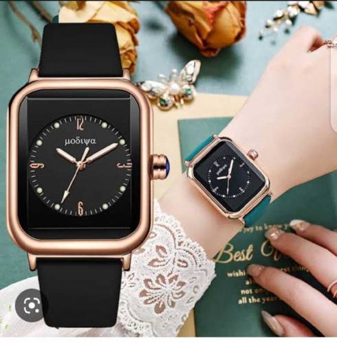 New Ladiesw Design Fashion Casual Watch Square Rose PinkLow 4 colors 