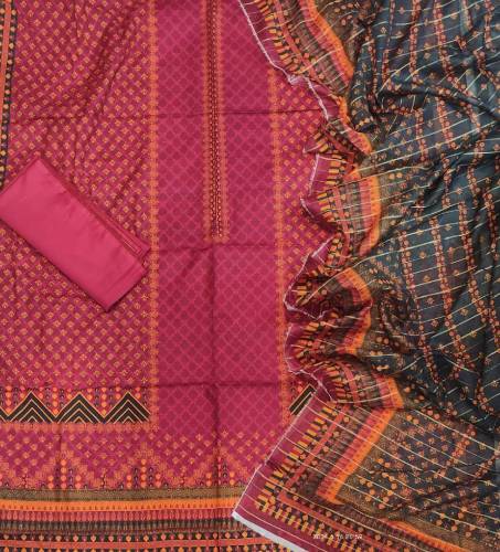 binsaeed lawn 3 piece