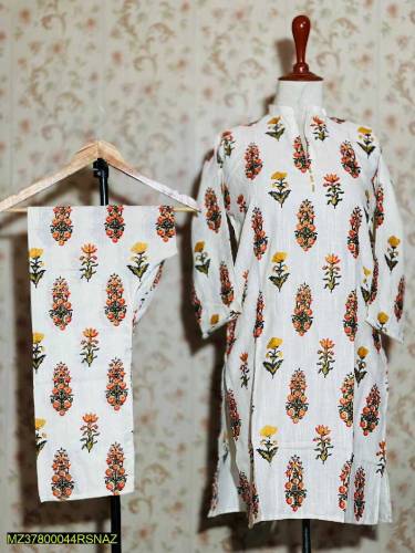 2-piece Digital printed lown 