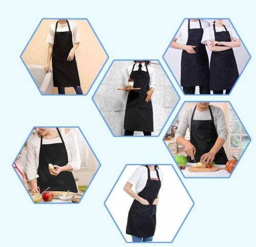 plain aprons ,pack of 6
