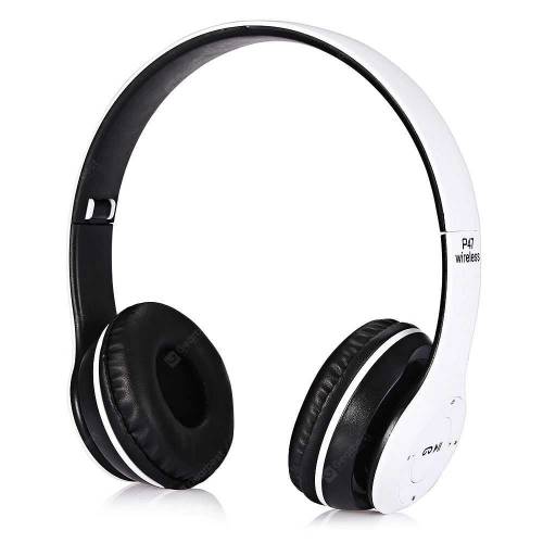 P47 Ultimate Wireless Headphones - Bluetooth, FM, Mic & Foldable Desig