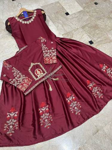 3 piece kurti silk
