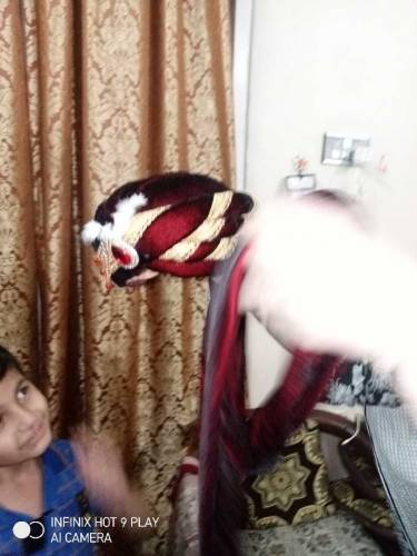 maroon welvet sherwani