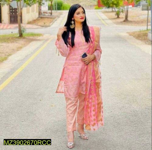 2 piece women dress 👗 un stitched 