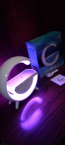 BT-2301 wireless phone charger and Bluetooth speakers with RGB lightin