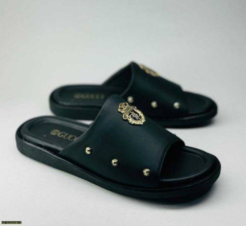 Men's Leather Slippers 