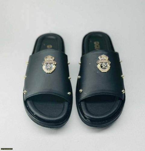 Men's Leather Slippers 