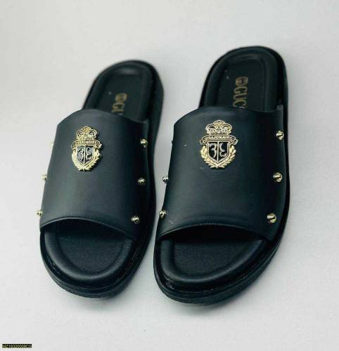 Men's Leather Slippers 