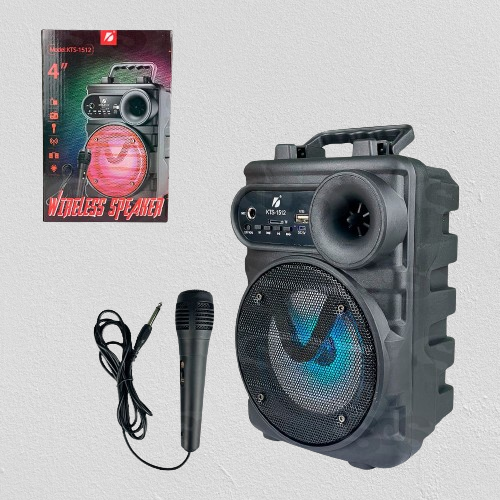 Best Quality Original KTS 1512 Bluetooth Speaker with mic . Deep bass 