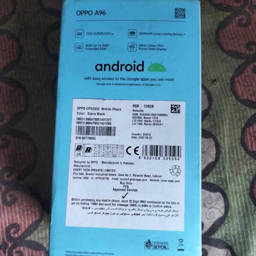 OppO A96 