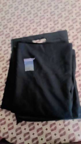 Black colour men suit (wash and wear)