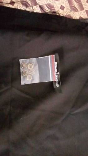 Black colour men suit (wash and wear)
