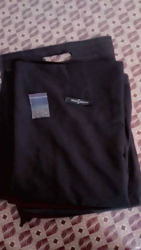 Black colour men suit (wash and wear)
