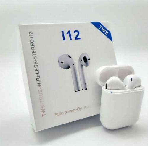 TWS i12 Airpods with super sound & High quality touch sensor 