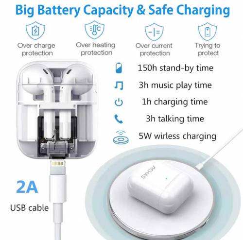 TWS i12 Airpods with super sound & High quality touch sensor 