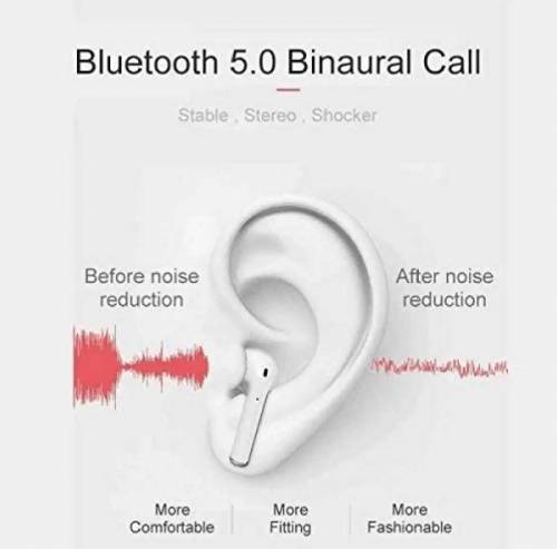 TWS i12 Airpods with super sound & High quality touch sensor 