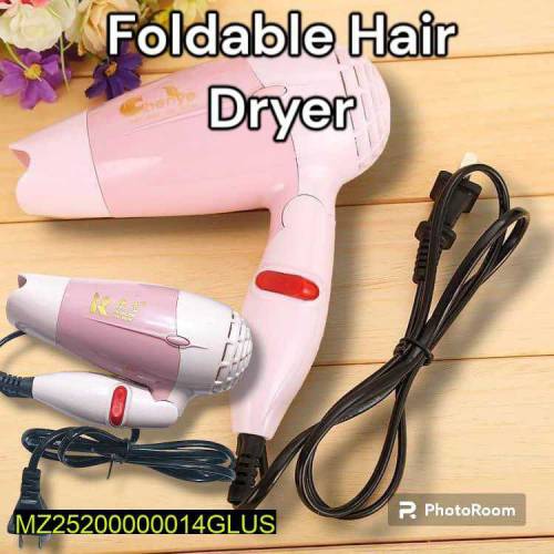 foldable fabulous 700w hair dryer pink