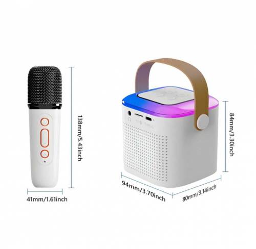 Wireless rechargeable Karaoke Speaker With Mic