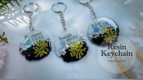 Customized Resin Keychains 
