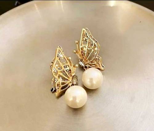 Beautiful butterfly Earrings Available in silver and gold 