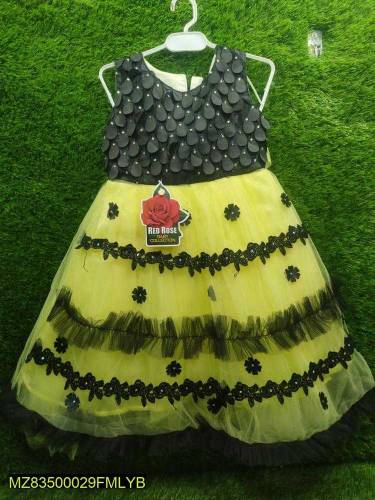 Baby girl frock and trouser set