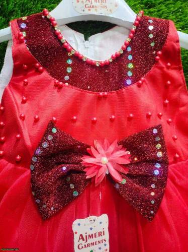 Baby girl frock and trouser set 
