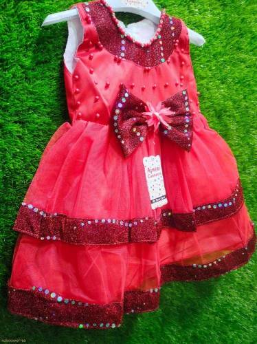 Baby girl frock and trouser set 
