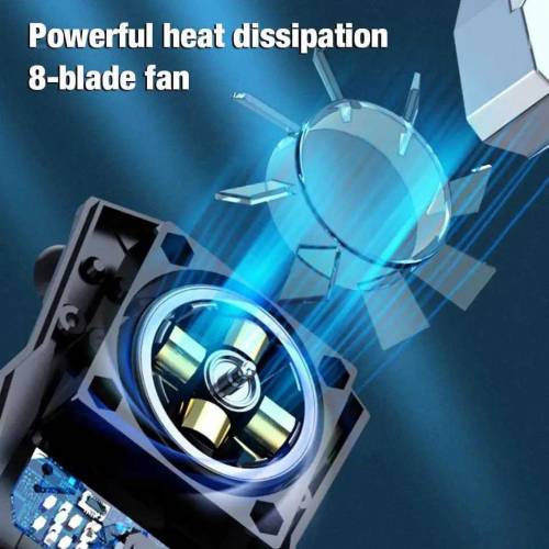 Mobile Phone Radiator Universal Phone Cooler Fan Suction Cup Holder He