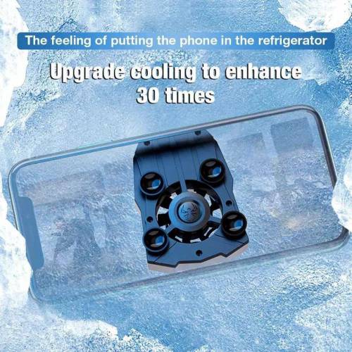 Mobile Phone Radiator Universal Phone Cooler Fan Suction Cup Holder He