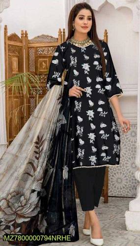 2 PCs lawn dresses for Eid 