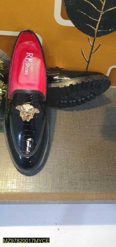 imported shiny leather shoes 