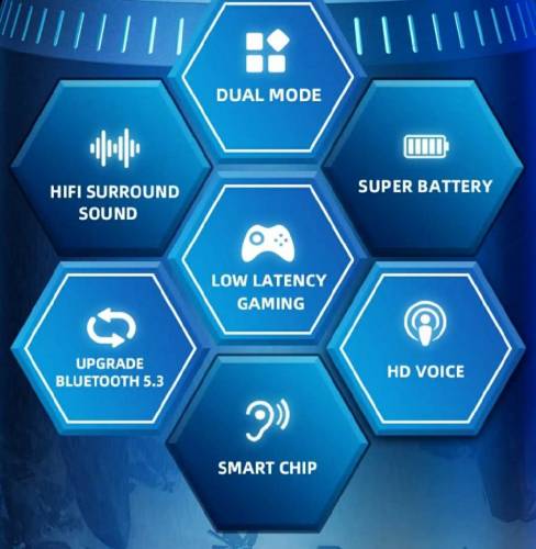 wireless bluetooth earbuds lenovo gm2pro gaming earphones