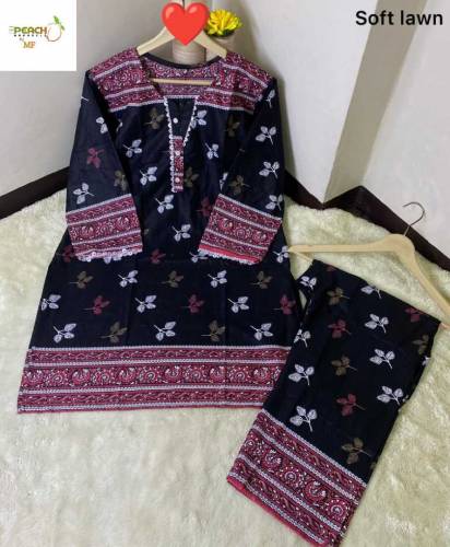 Stitched lawn 2pc suit