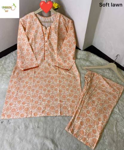 Stitched lawn 2pc suit