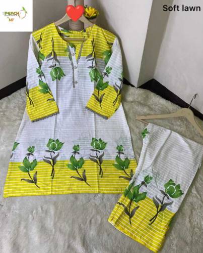 Stitched lawn 2pc suit