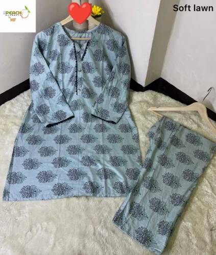 Stitched lawn 2pc suit