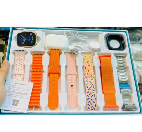 ultra 2 smartwatch with 7 in 1 straps 