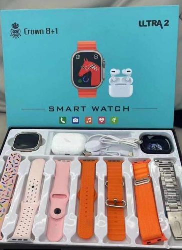 ultra 2 smartwatch with 7 in 1 straps 