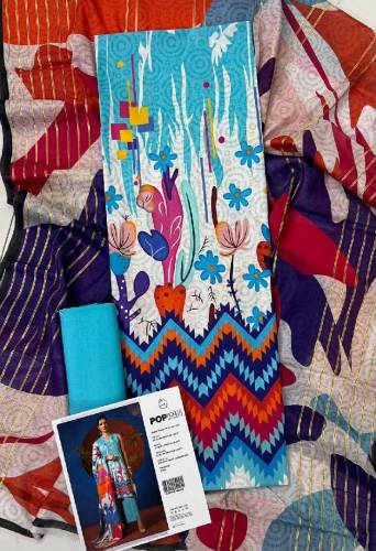 ALHAMDULILLAH PRESENTING NOW *LAWN 2024* COLLECTION _IZNIK_/PopInn*Bra
