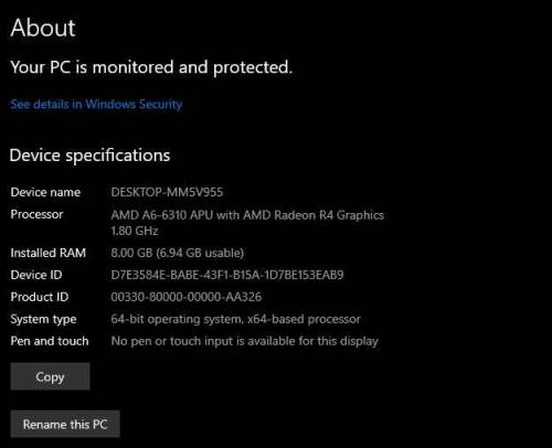 HP pavilion laptop 15.6 