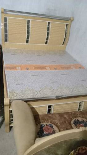 King size Bed with Multi Foam & Two Side Tables 