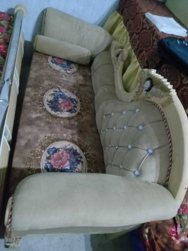 King size Bed with Multi Foam & Two Side Tables 