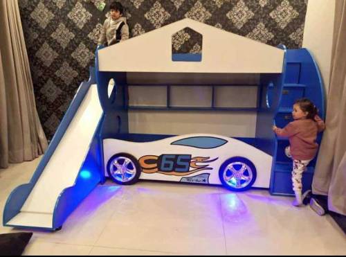 Slide Bunker Bed For Kid's 