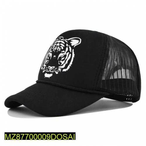 tiger print cap