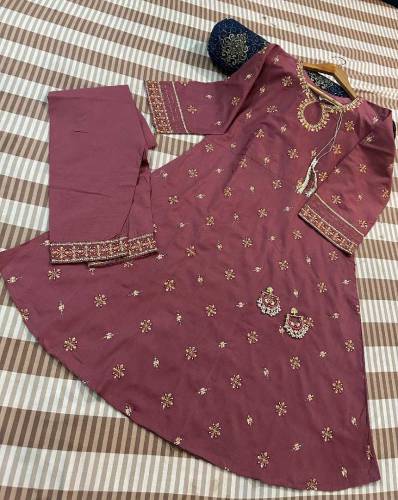  Dori Lawn Tilla EmbroideredAline style Shir