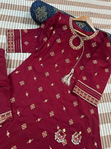  Dori Lawn Tilla EmbroideredAline style Shir