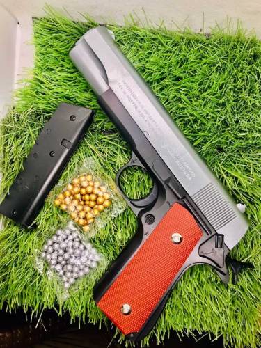 Toy Gun Metal | Solid Body | Magzine Charlie | Colt 1911 Model | Toy