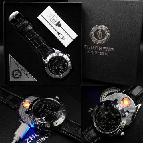 Usb Lighter Watch Rechargeable
