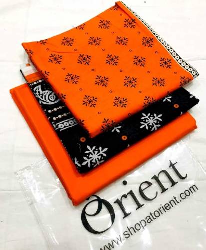 Printed ladies lawn 3pc