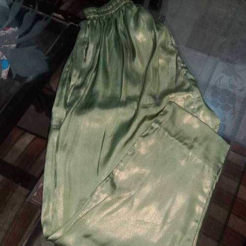 Stitched Net embroided three piece suite with net dupatta and inner 